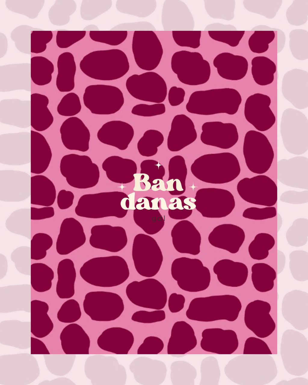 Bandana Pink Print