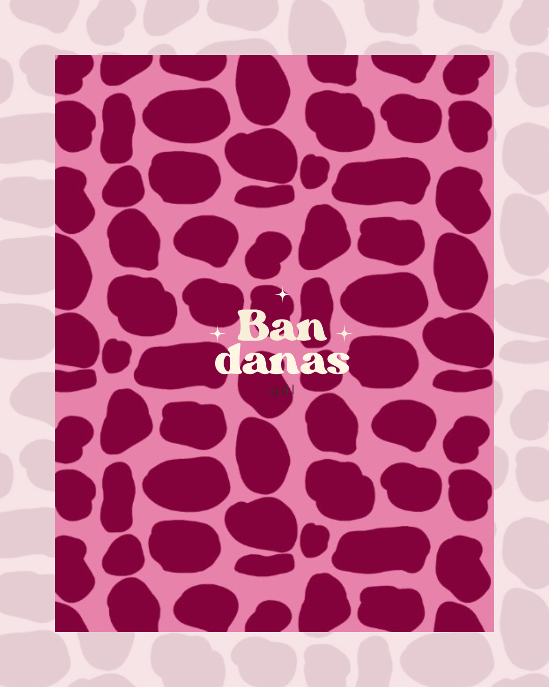 Bandana Pink Print